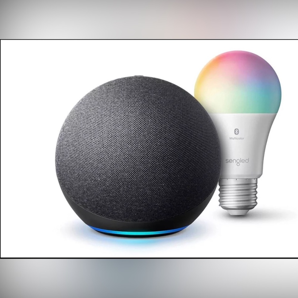 Amazon echo dot 5th generation comes with led light bulb
